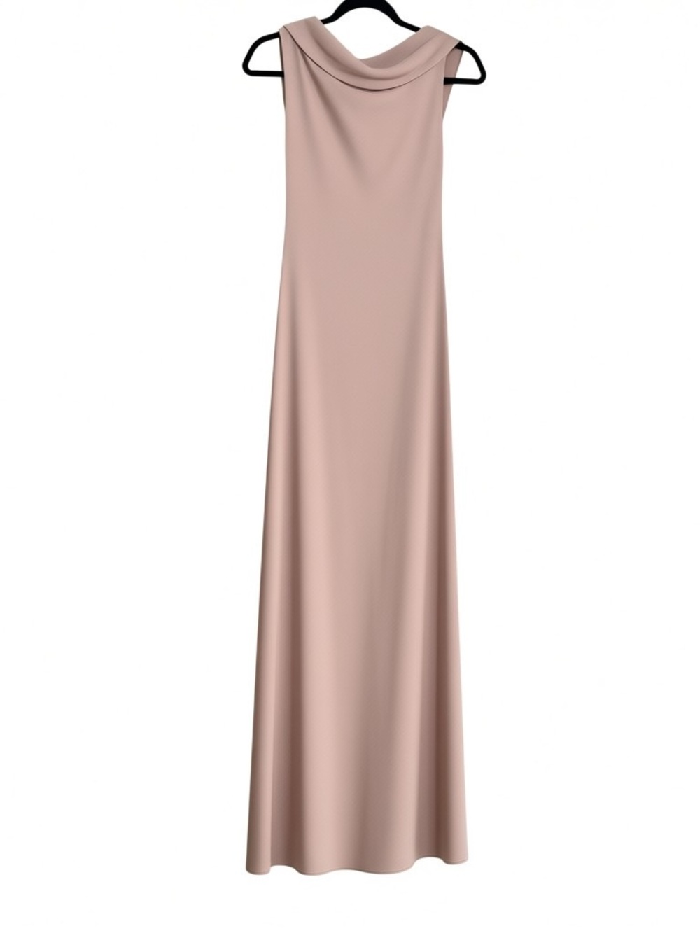 Donna Karan Ruffled-Back Satin Gown, Size 2 - Picture 5 of 8